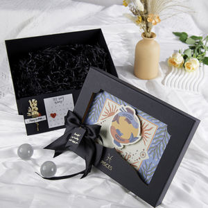 RTS Premium 12 Zodiac Art Custom Cosmetic UV Advantage Cardboard <b>Gift</b> <b>Box</b> Foil Handcrafted Presentations Lid Base Paper Boxes - Product Image 2