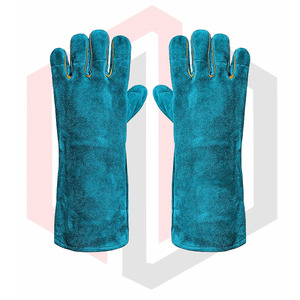 Gants de soudage en cuir de 16 pouces longue manchette gants de travail de sécurité industrielle résistant à la chaleur en gros - Product Image 3