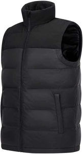 Gilet bouffant à col montant confortable pour hommes de haute qualité 100% Polyester respirant et coupe-vent pour l'hiver gilets personnalisés - Product Image 3