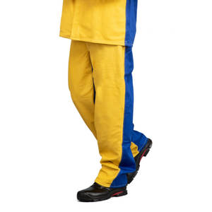 Cremallera de longitud completa Ropa elegante Venta caliente Hombres Pantalones de soldadura Estilo de bolsillo Cuero Hecho Desgaste personalizado Pantalones de soldadura - Product Image 5