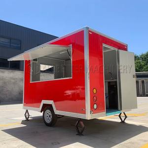 Camión de Comida Rápida Original de Acero Inoxidable en Venta, Capacidad de Carga de 550 kg, Tamaño de 1880x1280 mm, Completamente Equipado, Precio Económico - Product Image 2