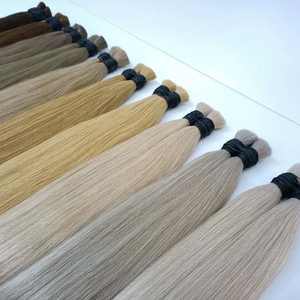 Extensiones de cabello vietnamita de grado superior a granel listas para enviar cabello humano creado con técnica eslava y rusa - Product Image 1