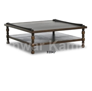 โต๊ะปลายตั้งทำจากหินอ่อนสีขาวและสีทองสำหรับบ้านและสำนักงาน - Product Image 5