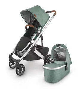 BEST BUY Nuevo Diseño Uppa. _ Baby Vistas V2 Str0ller Emmett Green Melange - Comprar Cochecito de Bebé - Product Image 2