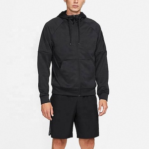 Sudadera con capucha de fútbol para hombre de alta calidad Slim Fit Custom Zip-Up Fleece 3D Puff Print Deportes de invierno ODM Venta al por mayor Patrón de dibujos animados sólido - Product Image 2