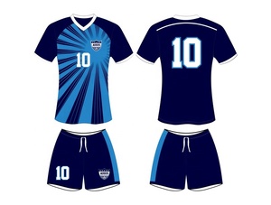 Uniforme de Fútbol Personalizado al por Mayor de Alta Calidad, Ligero, Elástico, de Manga Corta y Transpirable para Uso en Exteriores en Verano, 100% - Product Image 6