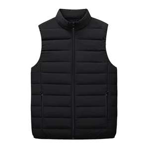 Chaleco de Invierno para Hombre con Logotipo Personalizado OEM, Chaleco Acolchado Impermeable Informal de Algodón Cálido, Chaqueta Sólida Personalizada para Hombre - Product Image 5