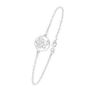 Pulsera Rakhi de Plata 925 de Arihant Gems & Jewels con Ganesha y Circonita para Hermanos y Adultos Unisex para Raksha Bandhan - Product Image 1