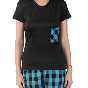 Meilleur arrivage ensemble de shorts pour femmes haute qualité coton polyester personnalisé respirant mode solide motif longueur genou vente en gros - Product Image 4