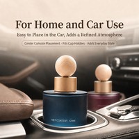Diffuseur de parfum suspendu pour voiture en verre, 120 ml, parfum longue durée, pendentif pour l'intérieur de la voiture