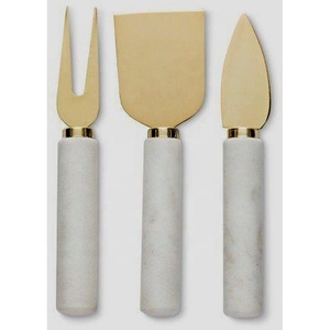 Stainless Steel Resin Shiny Flat Design Handle Amazing Stainless Steel Silver Plated Cheese Slicer & Spreader Set - Product Image 2