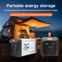 Station d'alimentation portable Eg004 500W ODM/OEM avec entrée panneau solaire, multifonction, pour ordinateur portable, téléphone portable, ventilateur, station de charge d'urgence