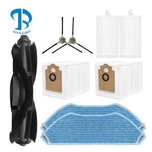 Kit di Ricambio Spazzola Principale, Spazzole Laterali, Sacchetto Polvere, Filtro HEPA e Panno per <span class=keywords><strong>Robot</strong></span> <span class=keywords><strong>Aspirapolvere</strong></span> <span class=keywords><strong>Lefant</strong></span> M2 Pro / M2S Pro - Accessori e Ricambi - Product Image 1