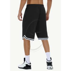 Pantalones Cortos Largos de baloncesto para hombre con bolsillos con cremallera 11 malla atlética gimnasio entrenamiento Deporte Pantalones cortos de secado rápido transpirable ligero - Product Image 3
