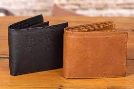 Carteras plegables de cuero delgado para hombres-Cartera minimalista para hombres que bloquea el Tarjetero con ventana de identificación-Caja de regalos para hombres - Product Image 6