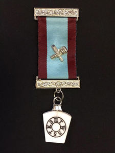 เครื่องหมายอิฐสำหรับสมาชิกหน้าอกอัญมณีเครื่องหมายเจ้าพนักงานคอเสื้อชุบเงิน - Product Image 6