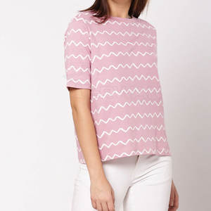 Camiseta Holgada de Verano para Mujer, de Alta Calidad, Cómoda, Hecha en Pakistán, de Poliéster/Algodón - Product Image 4