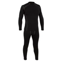 Conjunto Térmico de Media Temporada para Hombre, Control de Humedad Mejorado, Ajuste Elástico, 100% Poliéster Tejido, 2 Piezas, P1G BASE LEVEL 2