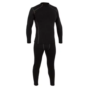 Ensemble de sous-vêtements thermiques mi-saison pour homme, gestion améliorée de l'humidité, coupe extensible, 100 % polyester tricoté, 2 pièces P1G BASE LEVEL 2 - Product Image 1