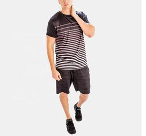 Vente en gros de t-shirts et shorts avec logo personnalisé pour hommes taille plus coupe-vent et écologique pour une tenue décontractée d'été - Product Image 6