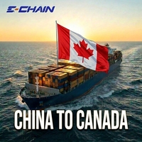 Agent maritime le moins cher, transitaire maritime DDP DDU LCL FCL, agent maritime pour le dropshipping, expédition DDP Chine vers Canada