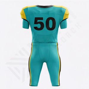 Nuevo Uniforme de Fútbol Americano Personalizado, Logotipo Personalizado Deportivo, 100% Poliéster, Corte Ajustado, Rendimiento Atlético, Equipo - Product Image 2