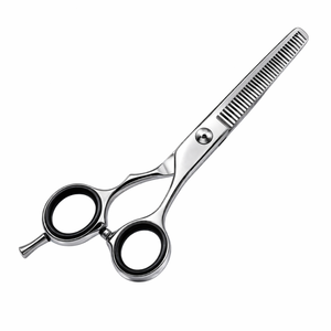 Ciseaux professionnels pour la dégaine des cheveux, 6,5 pouces, en acier inoxydable, ciseaux texturisants, outil de coupe pour salon de coiffure, fourniture en gros OEM - Product Image 1