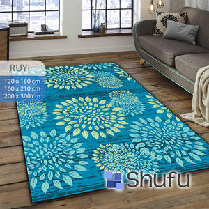 Shufu Lavable en Machine Flanelle Tapis Antidérapant Thermo Plastique Caoutchouc Anti-Allergique Caractéristiques Tapis et Ensembles pour une Maison Propre - Product Image 3