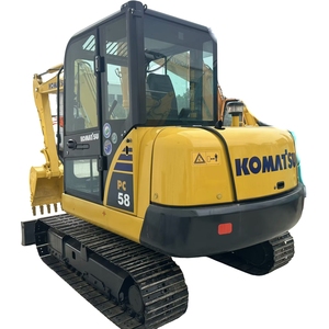Excavadora sobre orugas Komatsu PC56 usada a la venta Maquinaria de excavadora de construcción con movimiento de tierra a la venta - Product Image 1