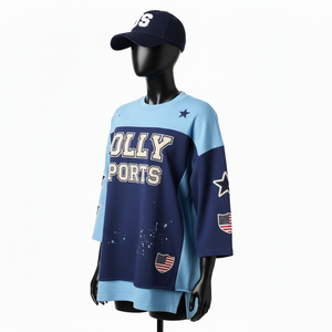 Camisetas de Mujer de Primera Calidad, Casuales, de Doble Capa, Manga Larga, con Estampado Moderno, de Algodón, Transpirables, de Doble Capa, Gran Venta - Product Image 4