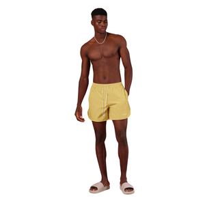 <b>Mens</b> Woven Quick Dry Swim Shorts Lightweight Beach Swim <b>Trunks</b> Elastic Waist Drawstring Summer Swimwear Side Pockets Regular Fit - Product Image 3