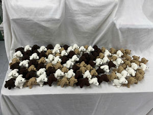 Handmade Yellow Crochet for Bee <b>Keyring</b> <b>Cute</b> Cartoon Knitted Keychain Maternity Gift Bag Creative Hanging Pendant Accessories - Product Image 6