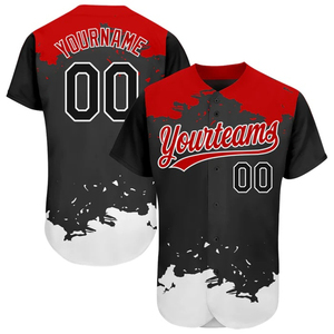 2025 versión superior de alta calidad sublimación personalizada equipos americanos conjuntos uniformes de béisbol de alta calidad hombres camiseta de béisbol para hombres - Product Image 1