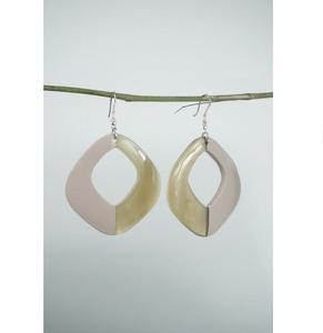 ต่างหูเขาควายสำหรับเด็กผู้หญิง ต่างหูผู้หญิง เครื่องประดับเขาธรรมชาติสำหรับผู้หญิง คุณภาพสูง - Product Image 3