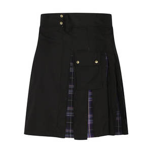 Prix de gros Kilts écossais design personnalisé Kilts utilitaires de qualité supérieure avec baguettes de batterie en cuir fabriqué au Pakistan - Product Image 2