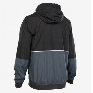 Chaqueta cortavientos con capucha para correr al aire libre para hombre 2025 personalizada, abrigo de lluvia estilo cremallera para primavera e invierno con características de alta visibilidad - Product Image 4