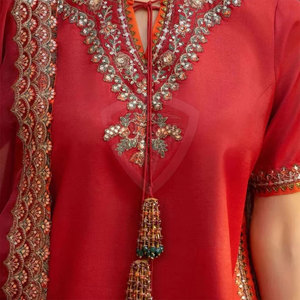 Kurti ผู้หญิงน้ำหนักเบาระบายอากาศได้ดีแห้งเร็ว Kameez Salwar สำหรับผู้หญิงผลิตในปากีสถาน - Product Image 2