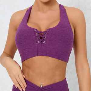 Women's Shockproof Gym Sports Bra for Running Training & Fitness Fast Dry Workout Vest Breathable Yoga <b>Top</b> that Absorbs <b>Sweat</b> - Product Image 6