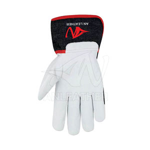 Guantes de seguridad de algodón para hombre, talla L, antideslizantes, resistentes al frío, 12 oz de espesor, 12 pulgadas de longitud, impermeables, transpirables, para soldar - Product Image 5