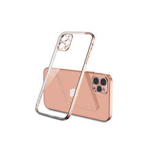 Étui en silicone doré de luxe HZRV Gbox pour iPhone 12 Pro XS 11 Pro 7 Plus - Coque arrière protectrice en silicone souple - Product Image 1