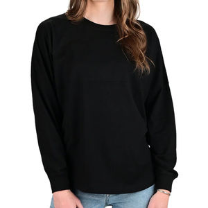 Sudadera de Algodón de Color Sólido para Mujer, Diseño Moderno, Manga Larga, Informal, Talla Grande, con Logotipo - Product Image 5