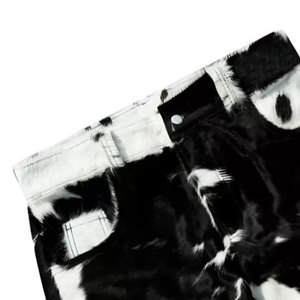 Latest Fashion High Quality Custom Made Cowhide <b>Short</b> Best Design Solid Color Comfortable Waterproof Stylish <b>Leather</b> <b>Shorts</b> - Product Image 4