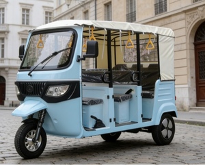 รถสามล้อไฟฟ้าสำหรับผู้โดยสาร ได้รับการรับรองมาตรฐาน EEC สำหรับการใช้งานบนท้องถนน พร้อมที่นั่งกว้างขวาง ดีไซน์เปิดโล่ง รับผลิตแบบ OEM ODM สำหรับตลาดยุโรป - Product Image 2