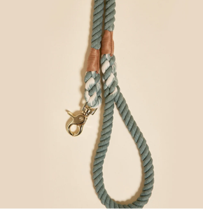 สายจูงสุนัขแบบทำมือเชือกคอตตอนสีอุปกรณ์เสริมสำหรับสัตว์เลี้ยง - Product Image 2