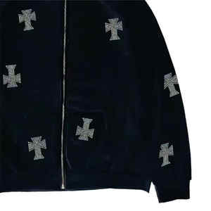 2025 meilleur survêtement en gros pour hommes vente à chaud Logo personnalisé hommes survêtement Logo personnalisé lavage à l'acide pantalon de survêtement évasé - Product Image 3