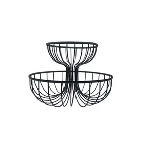 Corbeille à fruits élégante en métal bol décoratif moderne pour la maison cuisine salle à manger élégant durable usage domestique - Product Image 5