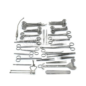 Ensemble chirurgical porte-aiguille pour laparotomie de qualité hospitalière avec gamme complète d'outils de chirurgie générale ensemble de chirurgie ouverte de base - Product Image 4