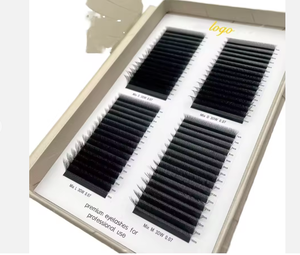 NQ Extensions de cils en faux vison de qualité supérieure faites à la main Style plume naturelle et douce - Product Image 1