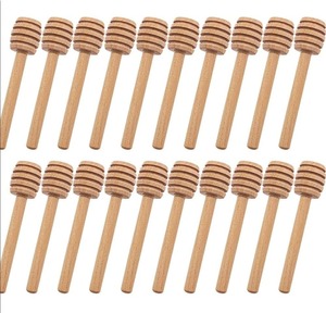 Palitos de Madera para Mezclar Miel, Dispensador para Tarros de Miel, para Bodas y Fiestas, por faizacraft - Product Image 1