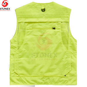 Chaleco de Seguridad Personalizado, Informal, Unisex, Transpirable, de Secado Rápido, 100% Poliéster, de Alta Visibilidad, Impermeable, con Bolsillos Reflectantes - Product Image 2